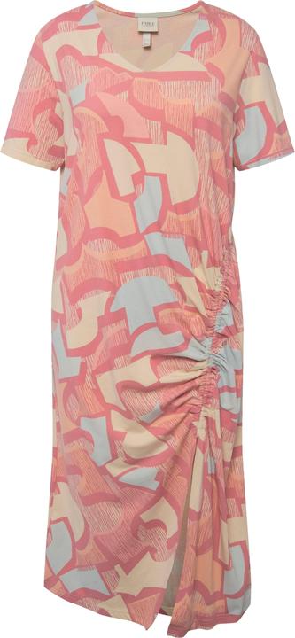 Produktbild Ulla Popken Maxikleid, Raffband, V-Ausschnitt, Halbarm (50, 52)