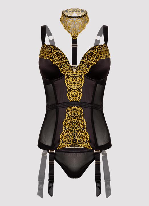 Fifty Shades of Grey Captivate Set basco nero e oro (Taglia unica)