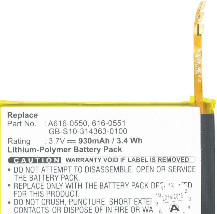 Image du produit AccuCell Akku iPod Touch 4th Generation 616-0551, 616-0550