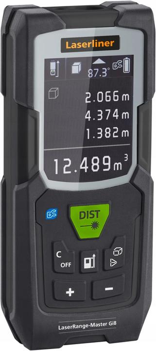 Laserliner 080.848A LaserRange-Master Gi8 Pro Laser-Entfernungsmesser (80 m, 515 nm)