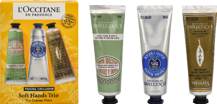 Actual product image L'Occitane Soft Hands Trio (90 ml)