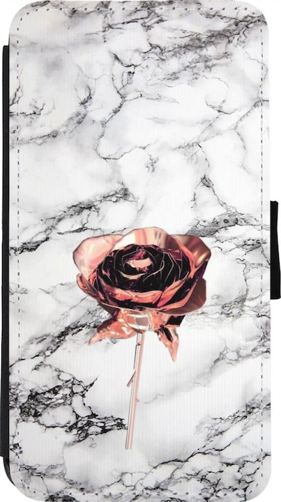 Produktbild PhoneLook Hülle Wallet schwarz Marble Rose Gold (Apple iPhone 11 Pro)