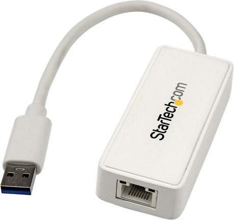 Produktbild StarTech GIGABIT USB 3.0 NIC - WHITE (USB, USB 3.0, RJ45 (1x), RJ45 Gigabit Ethernet (1x))