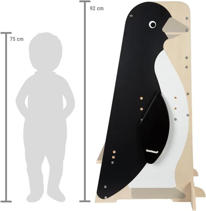 Actual product image small foot Penguin Learning Tower "Wildlife" (64 x 53 x 92 cm)