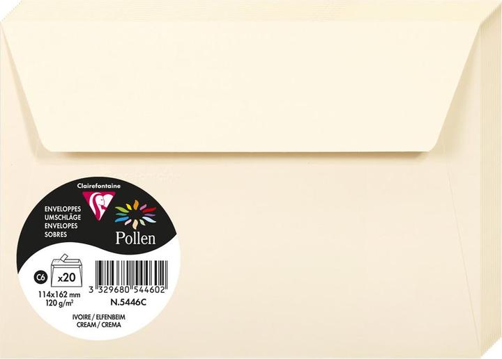 Image du produit Clairefontaine Pollen (114 x 162 mm, C6, 20 x)