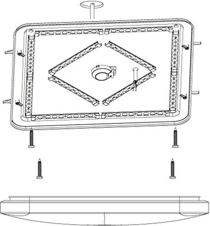Actual product image EGLO LED ceiling light (5700 lm)
