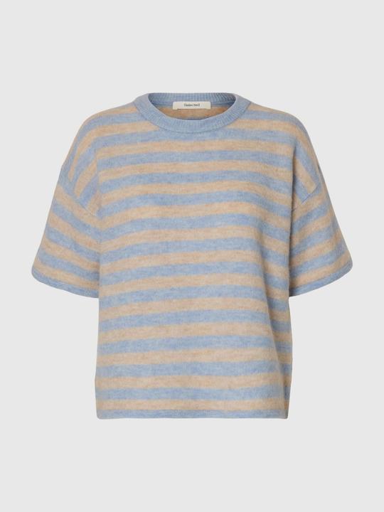 Produktbild Selected SLFLULU 2/4 KNIT O-NECK NOOS (L)