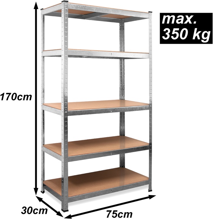 Actual product image Monzana Heavy duty shelf
