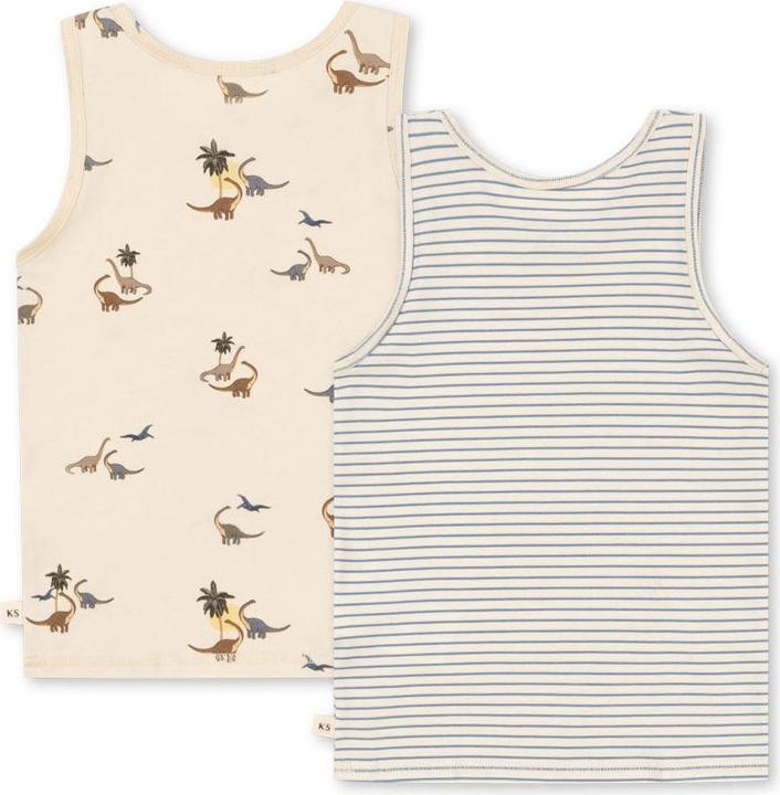 Produktbild Konges Slojd 2Pack Basic Tanktop Kubi Stripe Bluie (98)