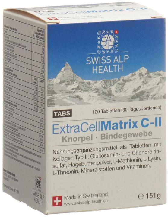 Produktbild Swiss Alp Health ExtraCellMatrix (120 Stk., Tabletten, 210 g)