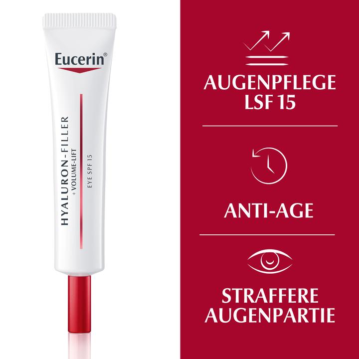 Immagine prodotto Eucerin Hyaluron-Filler + Volume-Lift (Crema per la cura degli occhi, 15 ml, Giorno + Notte)