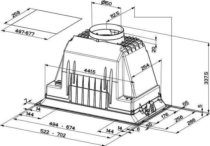 Actual product image Inka Plus Hc X A52 (Flat-screen hood)