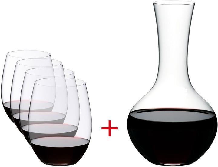 Produktbild Riedel O + Gift (60 cl, 5 Gläser, Rotweingläser)