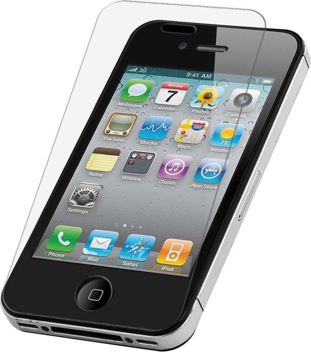 Produktbild PhoneLook Tempered Glass Schutzglas Display Schutzfolie Panzer Glas (1 Stück, Apple iPhone 4)