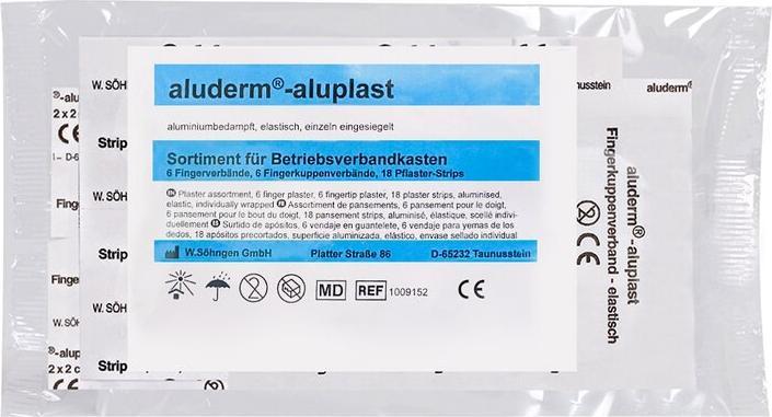 Actual product image Söhngen Finger bandage set aluderm-aluplast, small (30x)