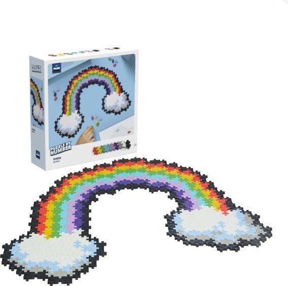 Actual product image Plus-Plus Creative building blocks puzzle rainbow (500 pieces)