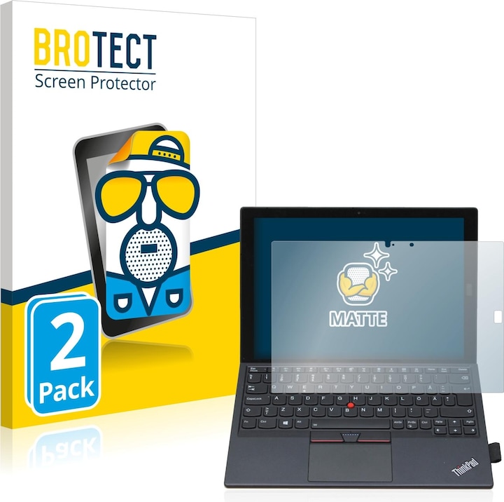Productafbeelding BROTECT Antireflecterende schermbeschermer mat (2 Stuk, ThinkPad X1 tablet)