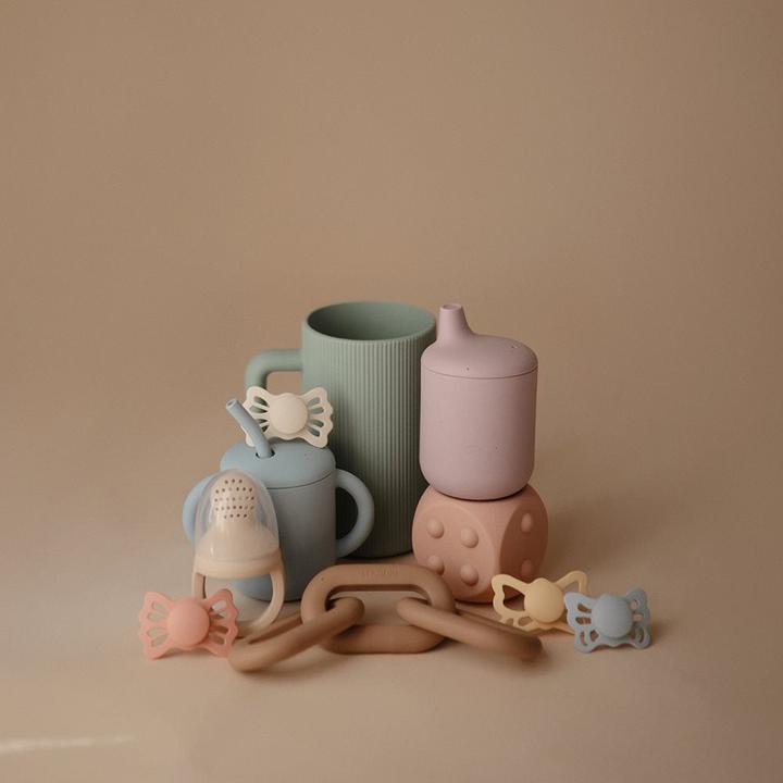 Actual product image Mushie Silicone teething ring Dried Thyme (3 Months)