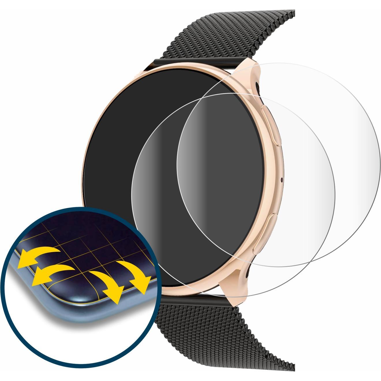 Thumbnail - BROTECT Fullscreen Schutzfolie Displayschutz Folie Klar Transparent, Smartwatch Schutzfolie, Transparent
