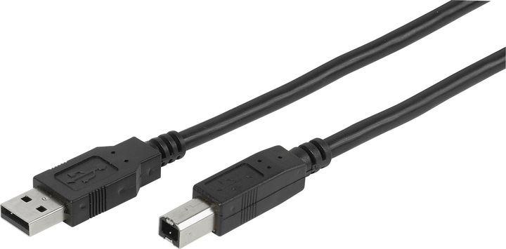 Immagine prodotto Vivanco CC U4 18 Cavo USB 1,8 m USB 2.0 USB A USB B Nero (1.80 m, USB 2.0)