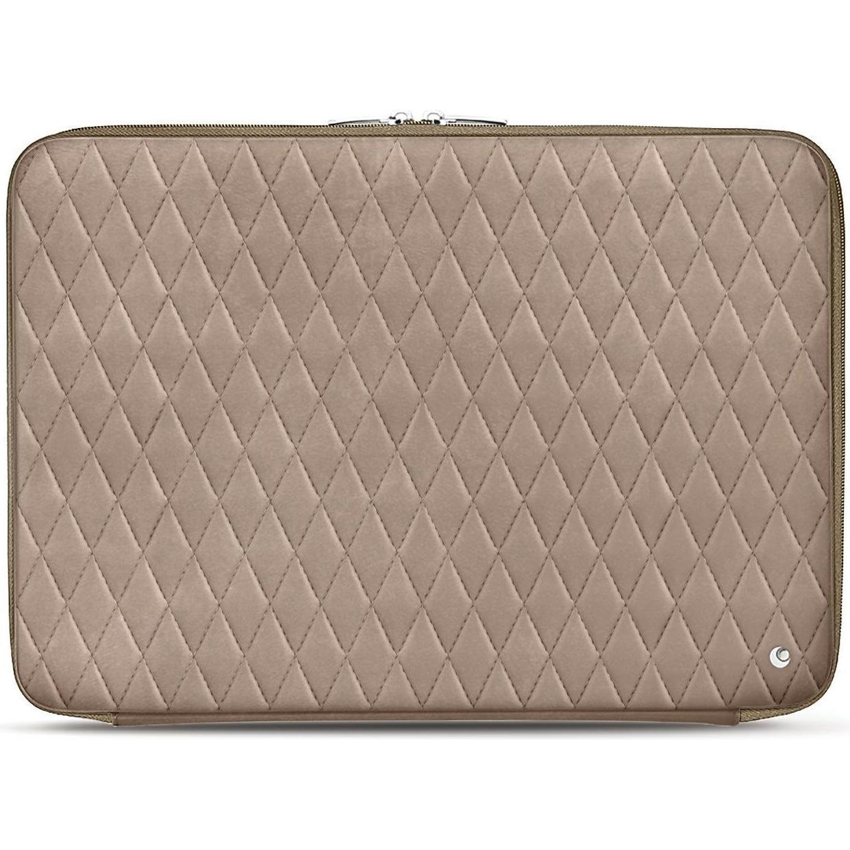 Noreve Lederhülle, Notebooktasche, Beige