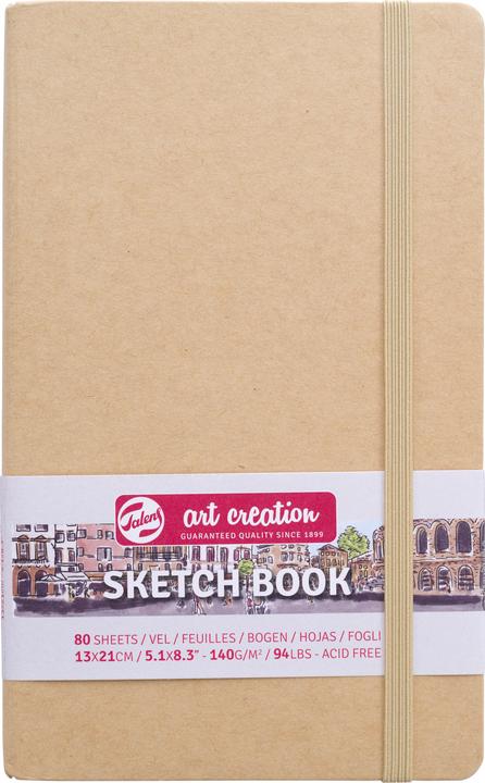 Actual product image Royal Talens Art Creation Skizzenbuch, 130 x 210 mm, natur (A5, Plain, Hardcover)