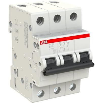 ABB, Interruttore, MINI INTERRUTTORE SH203-B16A 3P 6KA