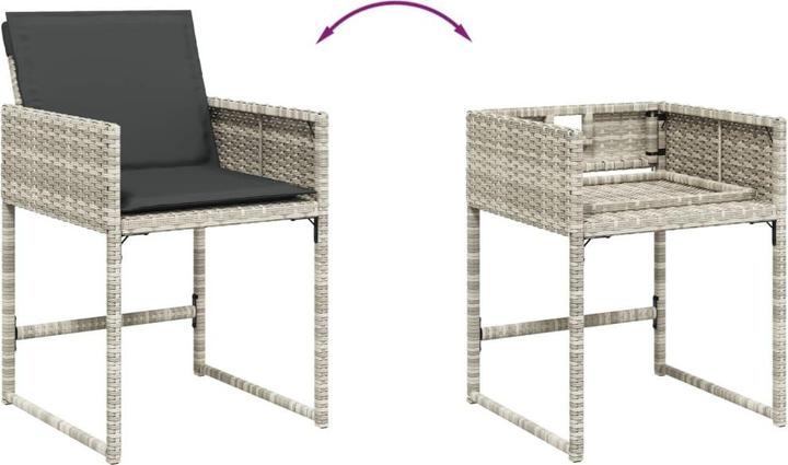 Actual product image vidaXL Garten Essgruppe (275 x 106 x 73 cm)