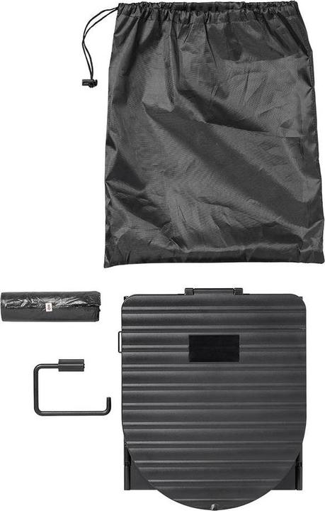 Actual product image ProPlus Folding camping toilet with lid