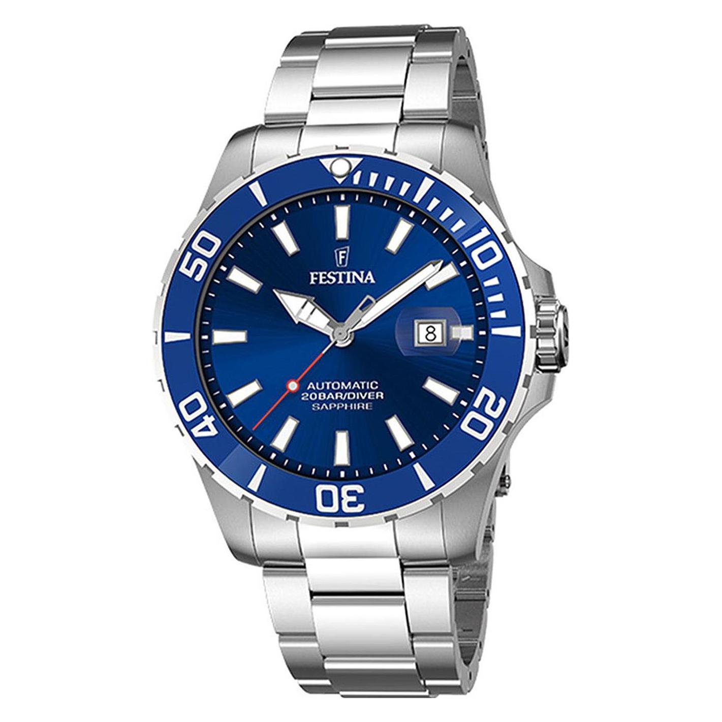 Festina, Horloge, Automatisch, Zilver, (44 mm)