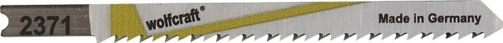 Produktbild wolfcraft 2 Stichsägeblätter HCS L=100mm U-Schaft