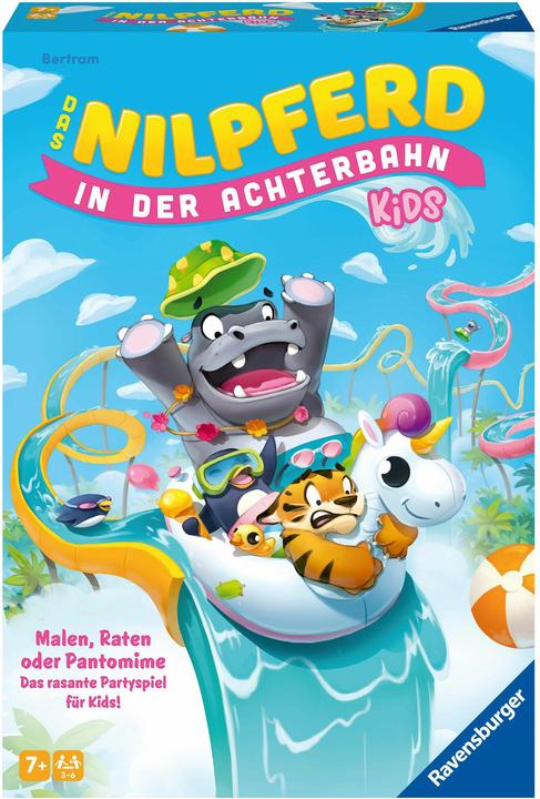 Ravensburger Das Nilpferd in der Achterbahn Kids (Deutsch, 3 - 6 Spieler)
