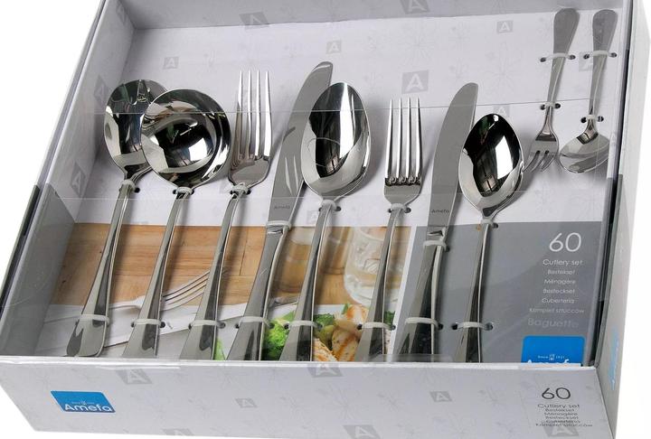 Productafbeelding Amefa Bestekset 60 stuks - Bestek Baguette (60 Pcs., Bestekset)
