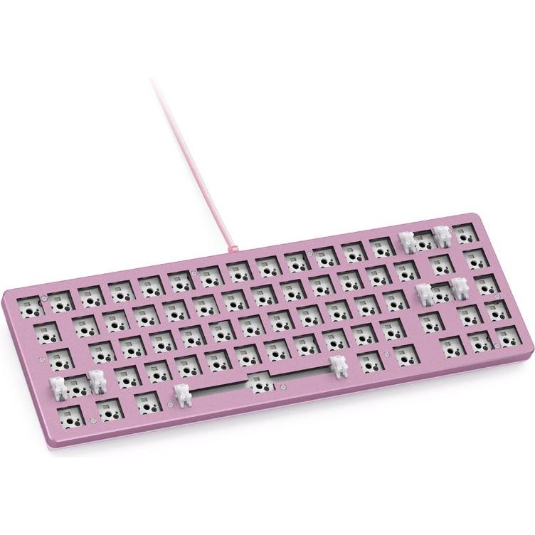 Glorious GMMK2 Compact Tastatur - Barebone, ANSI-Layout (US, Kabelgebunden), Tastatur, Pink