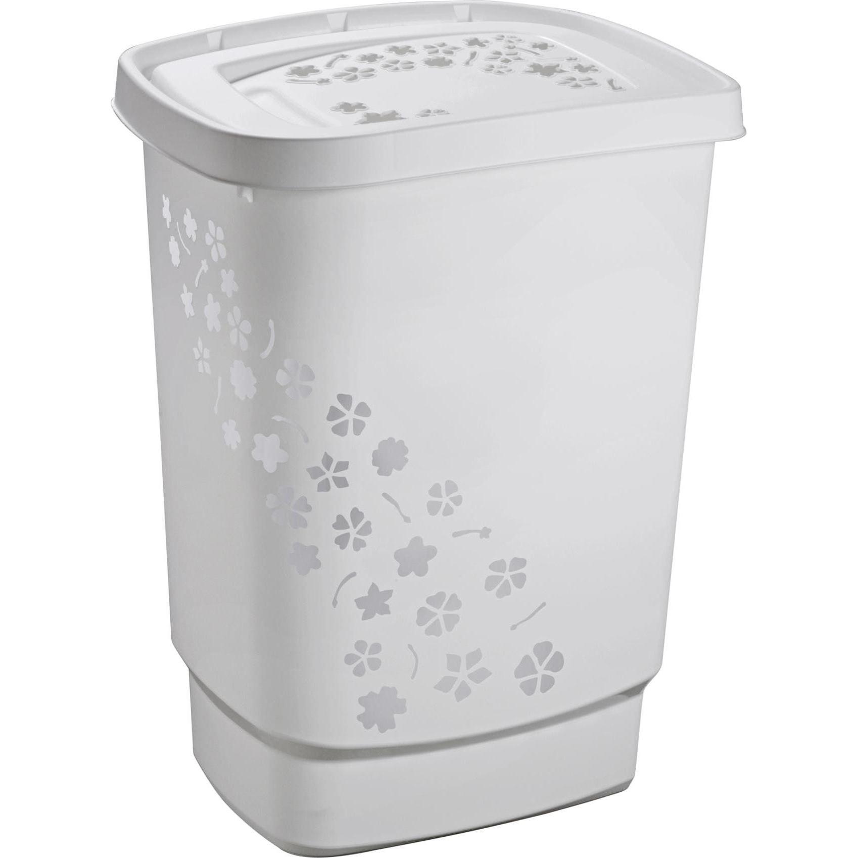 Rotho, Wäschekorb, Flowers (55 l)