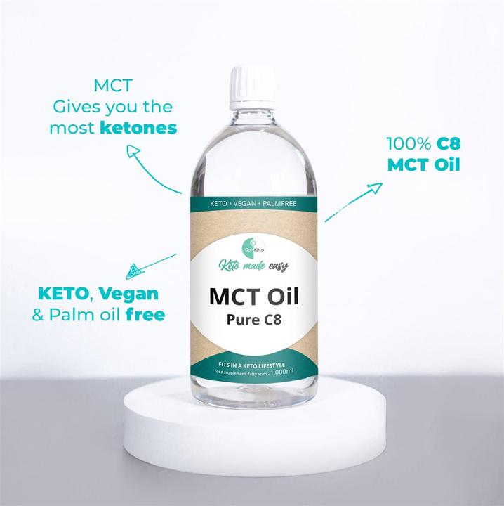 Immagine prodotto Go-Keto Olio MCT C8 (Liquido, 1000 ml)