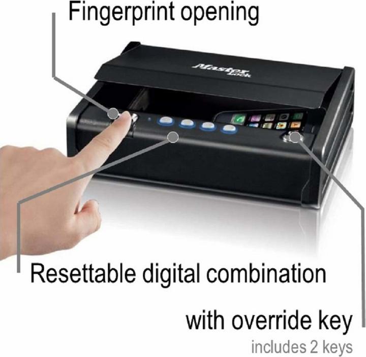 Actual product image Master Lock Fingerprint Safe (2.34 l)