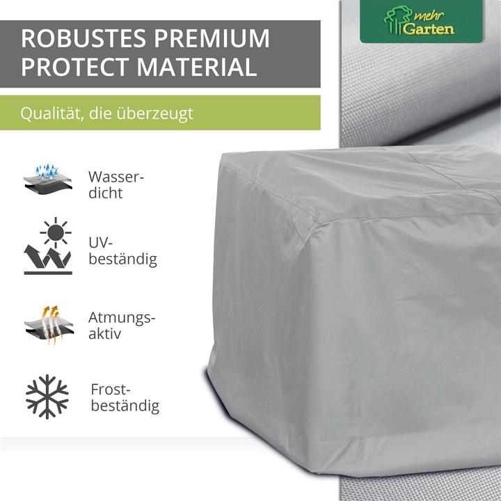 Image du produit Mehr Garten Housse de protection pour chaise longue de jardin | 100 x 100 x 80 cm | polyester tissé PERMATEX de