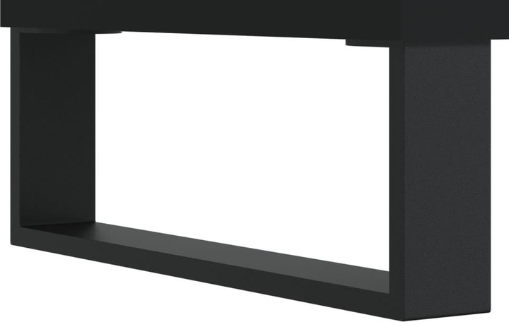 Immagine prodotto VidaXL Plattenschrank Schwarz 84,5x38x89 cm Holzwerkstoff, Farbe (84,5 x 38 x 89 cm)