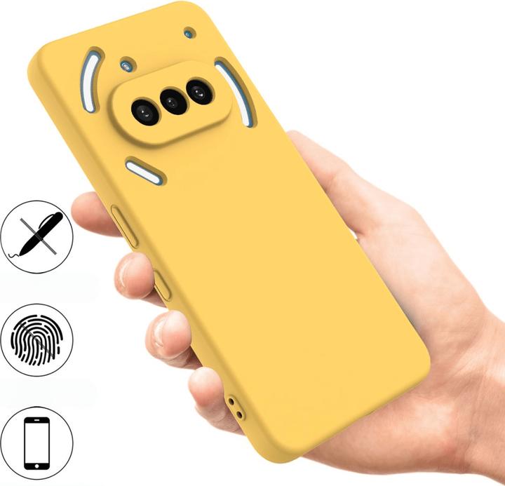 Produktbild Cover-Discount Nothing Phone (3a) - Silikon Gummi Hülle mit Riemen (Nothing Phone (3a))