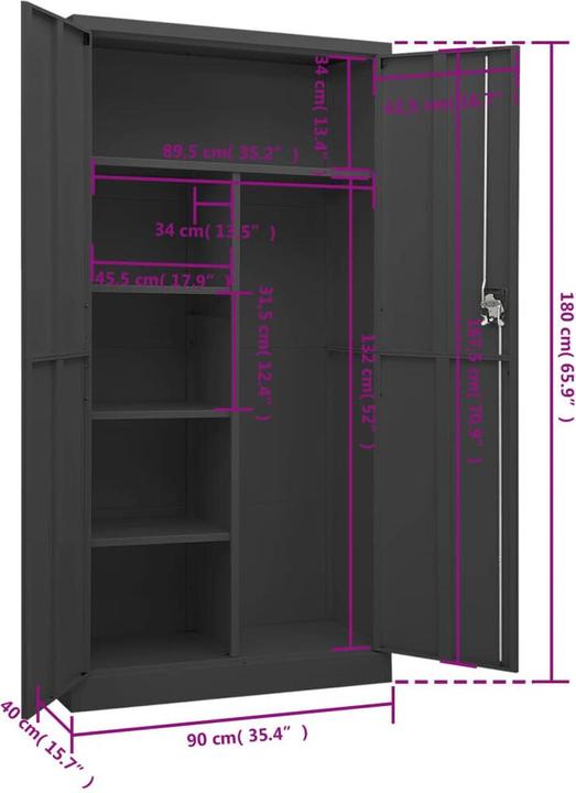Produktbild VidaXL Piama (90 x 40 x 180 cm)