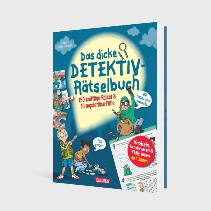Produktbild Das dicke Detektiv-Rätselbuch (Deutsch, Isabel Grosse Holtforth, 2025)