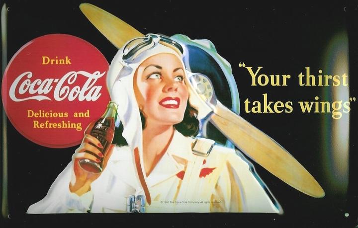 Produktbild Puag Coca Cola your thirst takes Werbeschild 30 x 20 cm (30 x 20 cm)