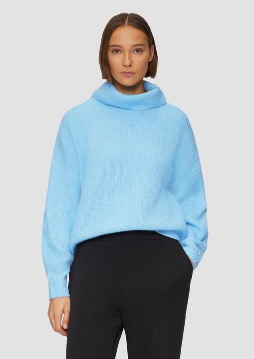 Produktbild S.Oliver Strickpullover Oversized Pullover mit Rollkragen (38)