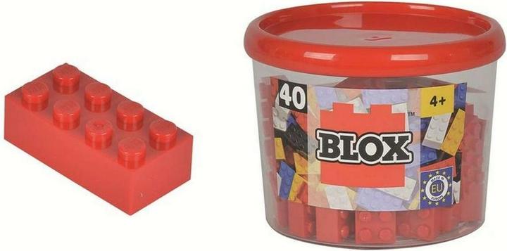 Actual product image Androni Blox 40 red 8 bricks in box