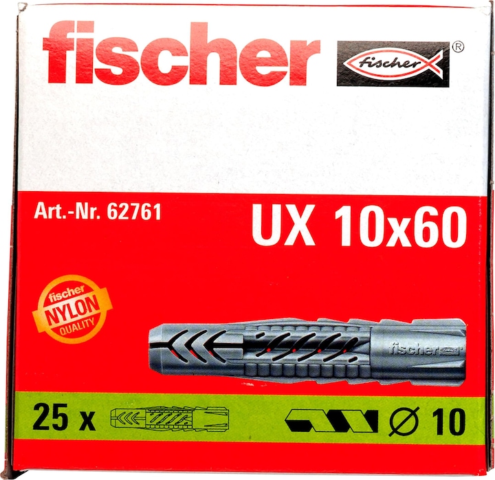 Actual product image Fischer Universal anchor UX 10 x 60 60 m (25 pcs.)
