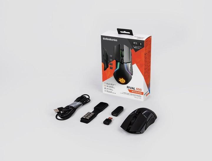 Produktbild SteelSeries Rival 650 (Kabelgebunden, Kabellos)