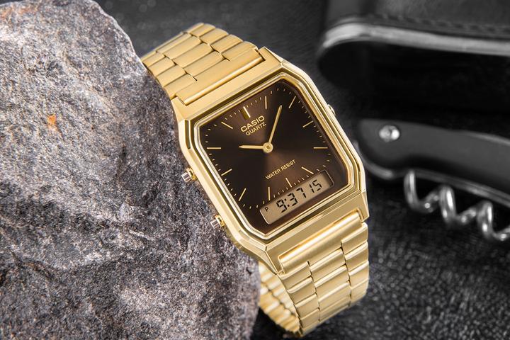 Actual product image Casio AQ-230GA-5AMQYDF Clock + BOX