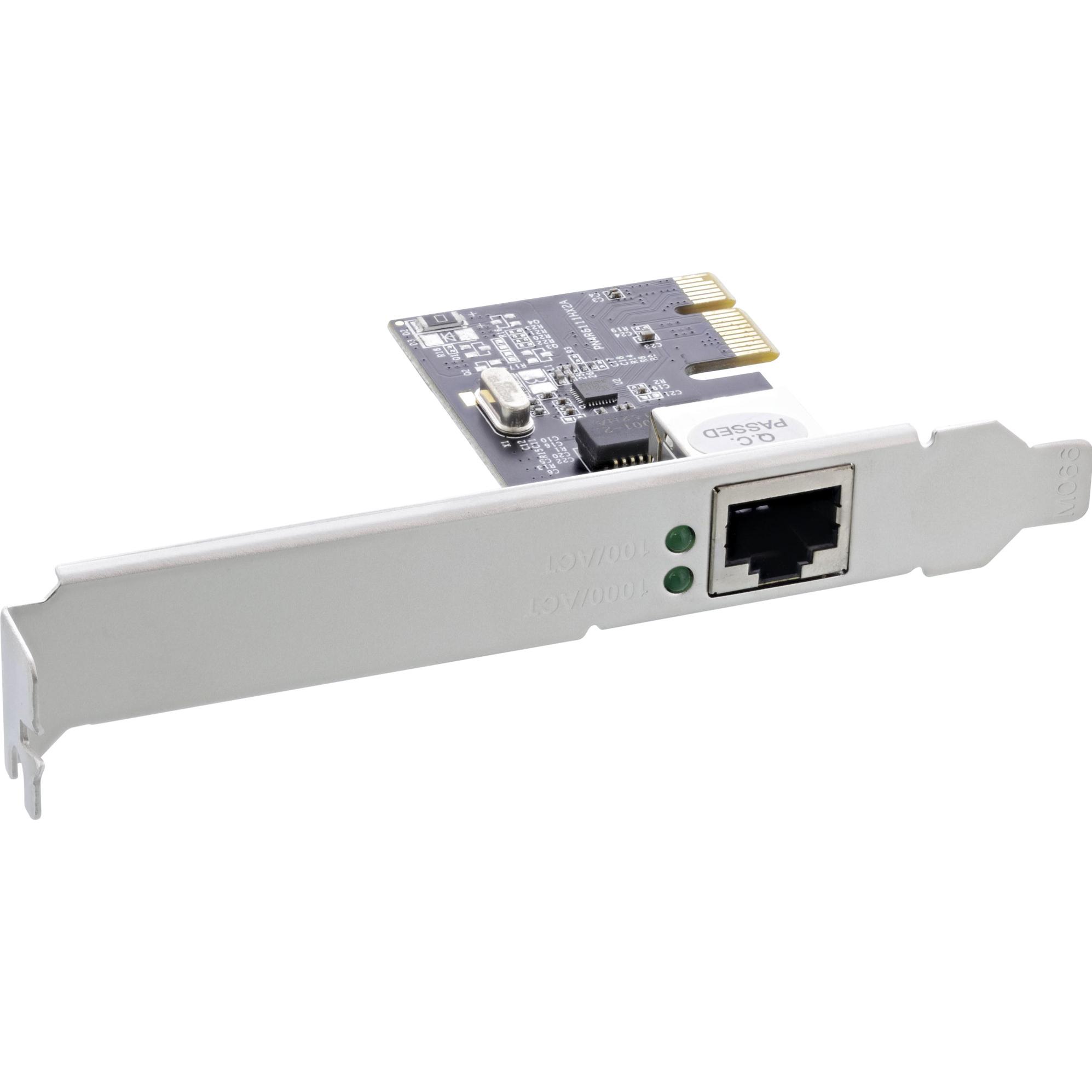 Longshine NEK PCIe x1 1 GBit NWay, Netzwerkkarte