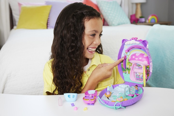 Immagine prodotto Polly Pocket Cofanetto mamma e bambino con riccio